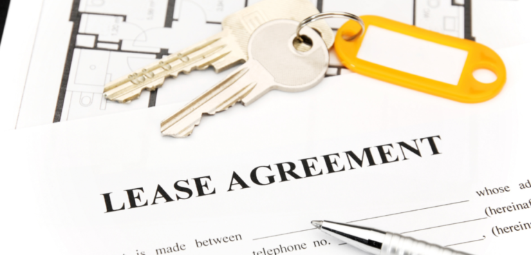 Blog banner of a lease agreement