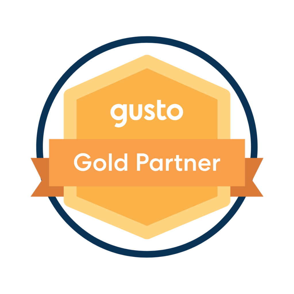 A badge that says "Gusto Gold Partner"