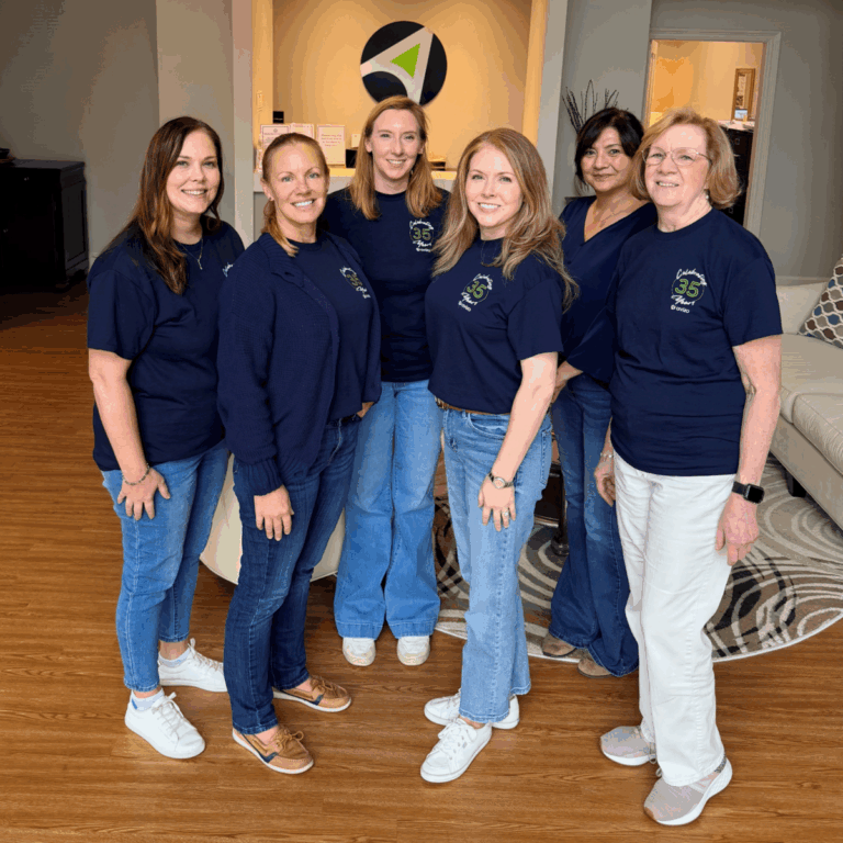 Six Avizo employees smiling