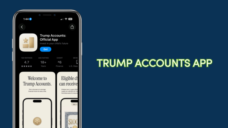 Trump account app cover photo