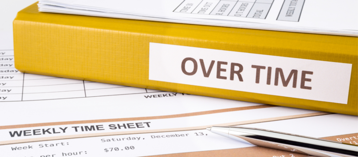 An image of Overtime paperwork