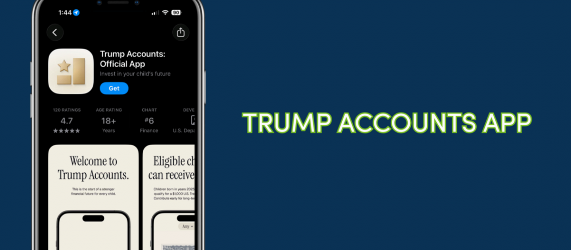 Trump account app cover photo